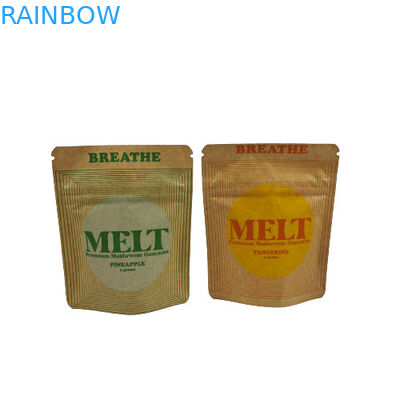 Настроенный пакет для подъема экологически чистый биоразлагаемая упаковка Kraft косметический пакет для подъема