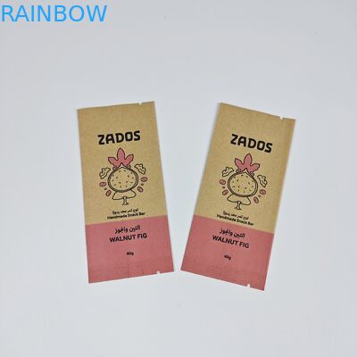 Экологически чистый биоразлагаемый Kraft Pouch PLA Кукурузный крахмал Компостируемые Kraft Pouches