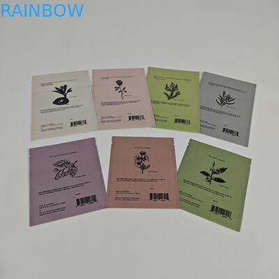 Циплок биоразлагаемый Kraft Stand Up Pouch Цифровая печать Перезамыкаемые мешки Mylar