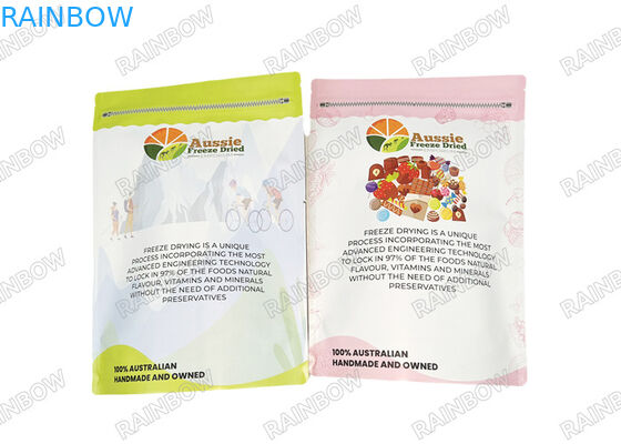 Напечатанный на заказ стоячий чайный пакет пищевая упаковка Алюминиевая фольга