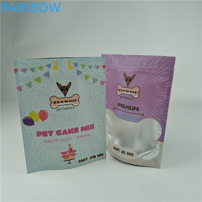 Высококачественный логотип на заказ, печатающий гладкую упаковку для хранения, полиэтиленовый мешок для кормления домашних животных