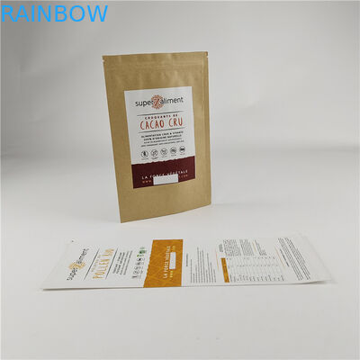 Пищевая упаковка Материал на заказ Цифровая печать Стоящие рюкзаки с резьбой Противовоздушный пакет