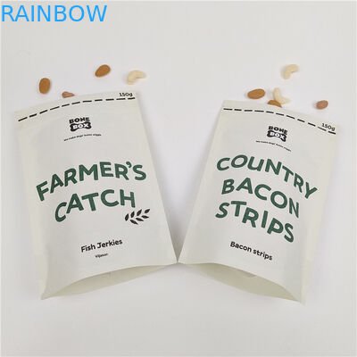 Цифровая печать на заказ Застегнутые рюкзаки с резьбой, гермостойкие бумажные пакеты, биоразлагаемые бумажные пакеты