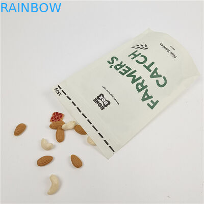 Цифровая печать на заказ Застегнутые рюкзаки с резьбой, гермостойкие бумажные пакеты, биоразлагаемые бумажные пакеты