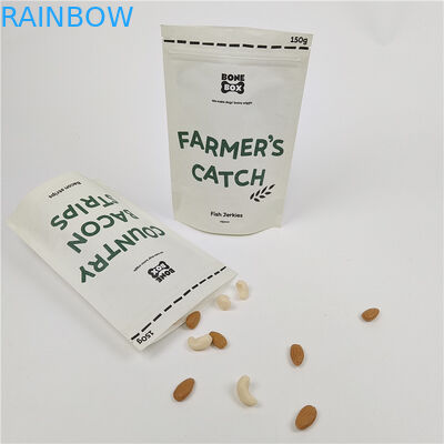 Цифровая печать на заказ Застегнутые рюкзаки с резьбой, гермостойкие бумажные пакеты, биоразлагаемые бумажные пакеты