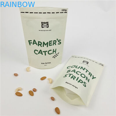 Цифровая печать на заказ Застегнутые рюкзаки с резьбой, гермостойкие бумажные пакеты, биоразлагаемые бумажные пакеты