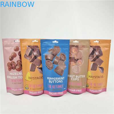 Высококачественный логотип напечатанный на заказ Продвинутые ламинированные стойкие рюкзаки для упаковки закусочных