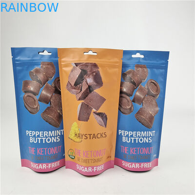 Высококачественный логотип напечатанный на заказ Продвинутые ламинированные стойкие рюкзаки для упаковки закусочных