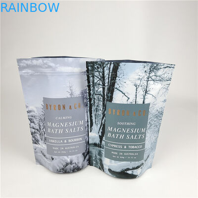 Горячая продажа Цифровая печать на заказ Легкая слезоточивая линия Mylar Sachets Body Scrub Packaging Bag