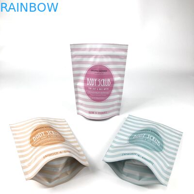 Косметическая упаковочная сумка Стоять скреб для тела для ванны Соль и скреб для тела Mylar мешки