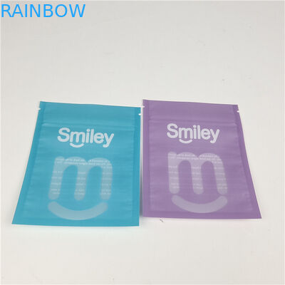 Чистые зубные выравниватели Mylar Три стороны герметичные пластиковые пакеты упаковка Прозрачная и влагостойкая