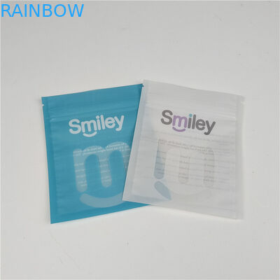 Чистые зубные выравниватели Mylar Три стороны герметичные пластиковые пакеты упаковка Прозрачная и влагостойкая