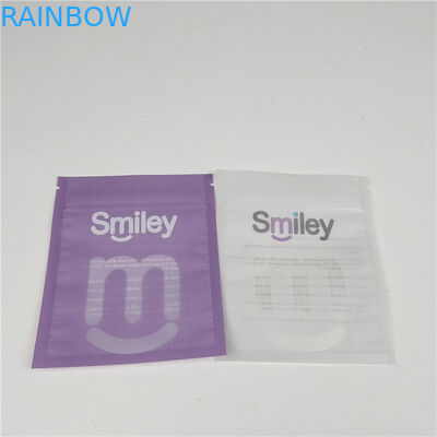 Чистые зубные выравниватели Mylar Три стороны герметичные пластиковые пакеты упаковка Прозрачная и влагостойкая