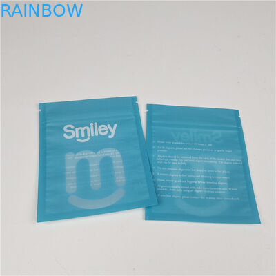 Чистые зубные выравниватели Mylar Три стороны герметичные пластиковые пакеты упаковка Прозрачная и влагостойкая