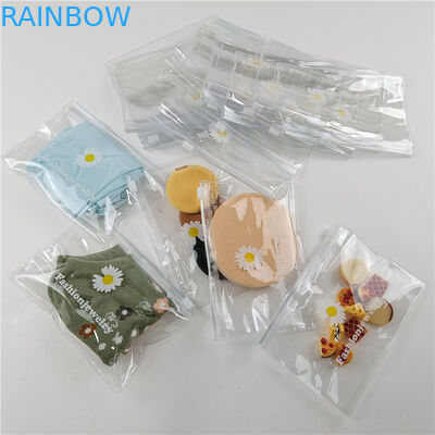 Высоко прозрачный PE материал пластиковый пакет упаковки для Comestic с индивидуальным размером и цветом