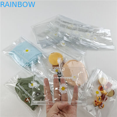 Высоко прозрачный PE материал пластиковый пакет упаковки для Comestic с индивидуальным размером и цветом