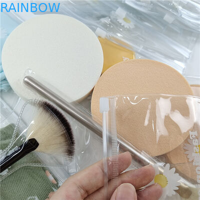 Высоко прозрачный PE материал пластиковый пакет упаковки для Comestic с индивидуальным размером и цветом