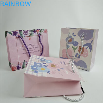 Продвижение Обеспечение качества Цифровая печать на заказ Логотип печатная бумажная пакетка для покупок