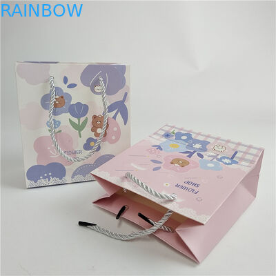 Продвижение Обеспечение качества Цифровая печать на заказ Логотип печатная бумажная пакетка для покупок