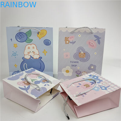 Продвижение Обеспечение качества Цифровая печать на заказ Логотип печатная бумажная пакетка для покупок