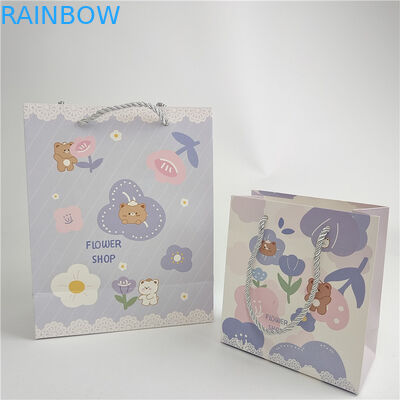 Продвижение Обеспечение качества Цифровая печать на заказ Логотип печатная бумажная пакетка для покупок