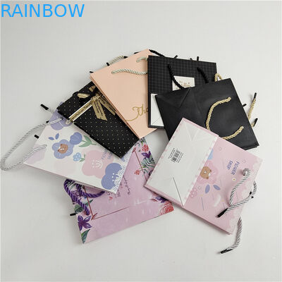 Новейший Приемленный до 10 цветов Доступен на заказ Цифровая печать Логотип Печатный бумажный пакет для покупок