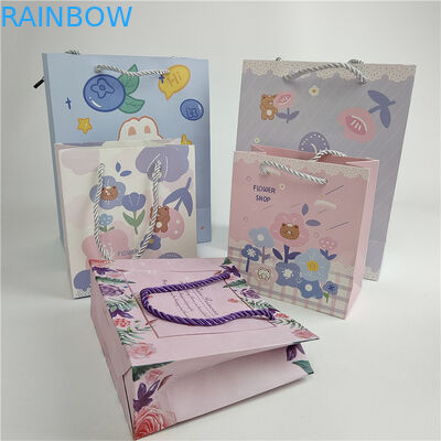 Новейший Приемленный до 10 цветов Доступен на заказ Цифровая печать Логотип Печатный бумажный пакет для покупок