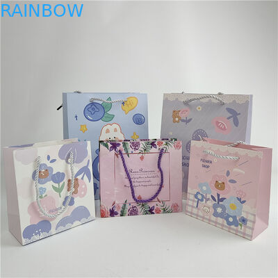 Новейший Приемленный до 10 цветов Доступен на заказ Цифровая печать Логотип Печатный бумажный пакет для покупок