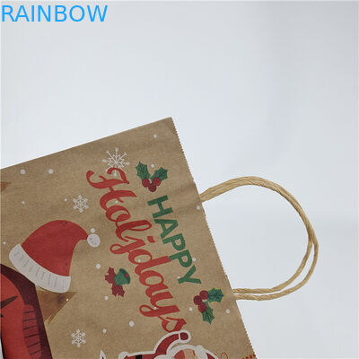 Кастомизированные бумажные пакеты с веревкой для подарков/одежды/покупок Экологически чистые и доступные