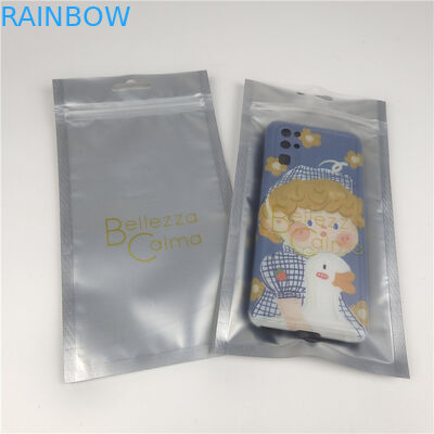 Высококачественный индивидуальный личный логотип Три боковые мешки с уплотнением легкая рваная линия упаковочная сумка с окном