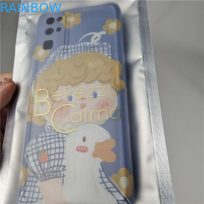 Высококачественный индивидуальный личный логотип Три боковые мешки с уплотнением легкая рваная линия упаковочная сумка с окном