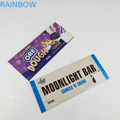 Экологически чистые фольганые оболочки на заказ Напечатанные стойкие сумки Шоколадные энергетические батончики печенье закуска упаковка