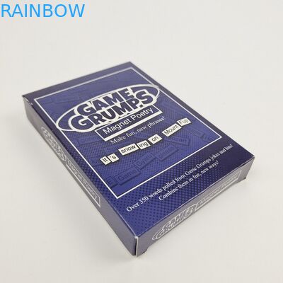 Принимается до 10 цветов Доступно пользовательское логотип Печать прямоугольная глянцевая бумажная коробка