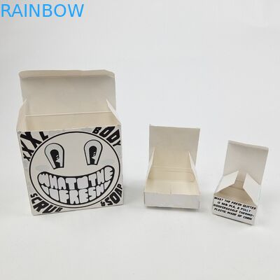 Уникальная блестящая УФ-матовая пленка белый картонный бумажный ящик 400 г для косметического образца argan oil