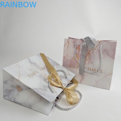 Паровые пакеты на заказ Биоразлагаемый бумажный пакет для покупок с печатью логотипа