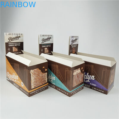 Перерабатываемые складываемые картонные дисплейные ящики