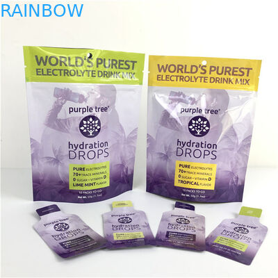 Горячий логотип на заказ Глянцевая отделка на заказ Размер и дизайн Нужды Алюминиевая фольга Mylar Doypack