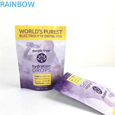 Горячий логотип на заказ Глянцевая отделка на заказ Размер и дизайн Нужды Алюминиевая фольга Mylar Doypack