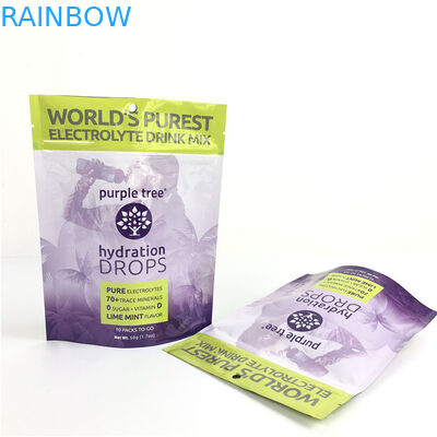 Горячий логотип на заказ Глянцевая отделка на заказ Размер и дизайн Нужды Алюминиевая фольга Mylar Doypack