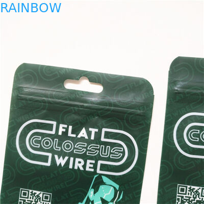 Продвижение Перерабатываемое обеспечение качества Трехсторонний запечатанный Mylar упаковочный пакет с молниеносной решеткой