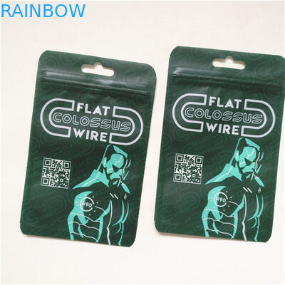 Продвижение Перерабатываемое обеспечение качества Трехсторонний запечатанный Mylar упаковочный пакет с молниеносной решеткой