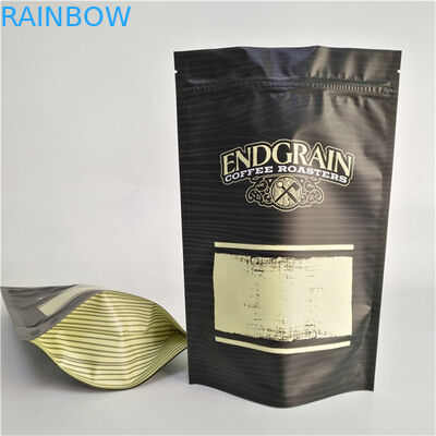 Хранилище Custom Logo Printed Stand Up Zipper Pouch Перезамыкаемая пластиковая кофейная пачка для пищевых продуктов