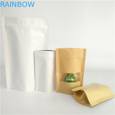 Оптовая пользовательская цифровая печать Stand Up Pouch With Zipper Kraft Paper Packaging Pouch