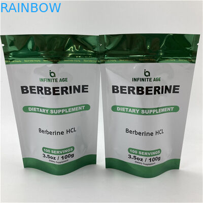 Оптовая продажа на заказ Напечатанные стоящие пустые пакеты Обеспечение качества упаковка Mylar Алюминиевая фольга мешки с разрывным вырезом