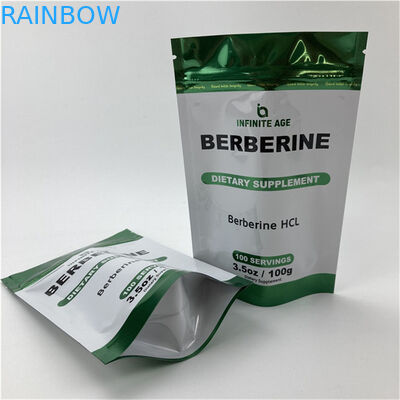 Оптовая продажа на заказ Напечатанные стоящие пустые пакеты Обеспечение качества упаковка Mylar Алюминиевая фольга мешки с разрывным вырезом