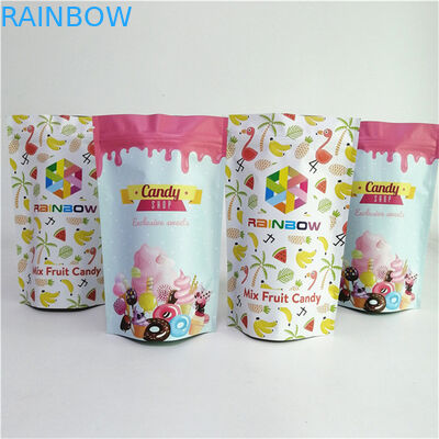 Горячая продажа Цифровая печать без запаха Алюминиевая фольга Mylar Перезамыкаемые подъемные сумки с окном