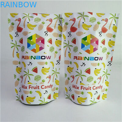 Горячая продажа Цифровая печать без запаха Алюминиевая фольга Mylar Перезамыкаемые подъемные сумки с окном