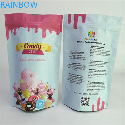 Экологически чистый пластик Майлар Стоящий алюминиевая фольга Застежка мешок Отпаривающий запах на заказ Напечатанный