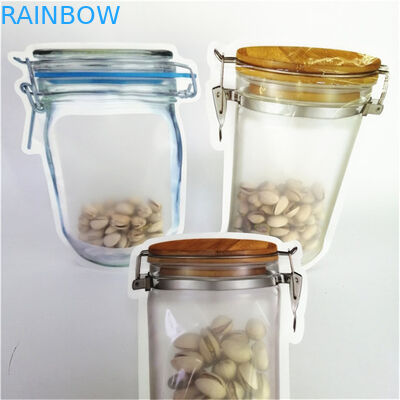 Высококачественная цифровая печать на заказ PE переработанная пластиковая упаковка пищевых продуктов