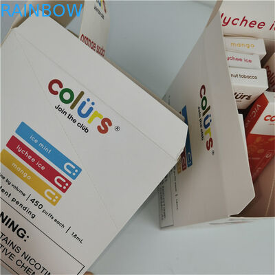 Горячее настраиваемое логотип разорвать дисплейные коробки картонные PDQ счетчик гофрированные дисплейные коробки